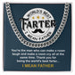 Dad-World's Best Farter-Cuban Link Chain