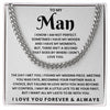 To My Man-Cuban Chain- I Found My Missing Piece