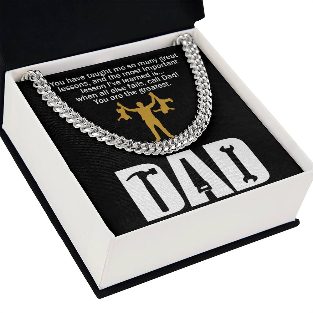 Dad-Call Dad- Cuban Chain Link