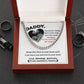 Dad-To Your Heart -Cuban Link Chain