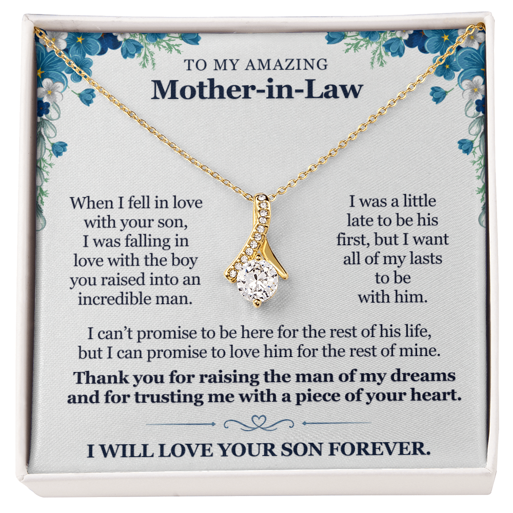 To My Mother-in-Law - Thank You for Raising The Man of My Dreams - Alluring Necklace Set