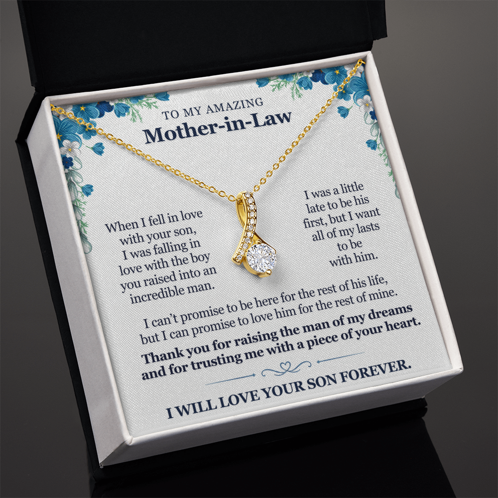 To My Mother-in-Law - Thank You for Raising The Man of My Dreams - Alluring Necklace Set