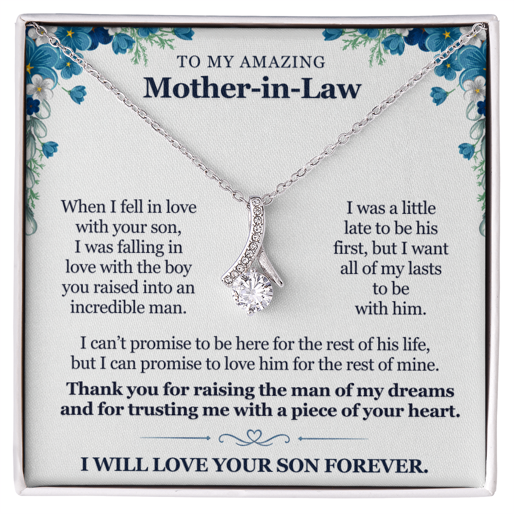 To My Mother-in-Law - Thank You for Raising The Man of My Dreams - Alluring Necklace Set