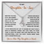 To My Daughter In Law - You're More Than Just a Daughter In Law - Necklace