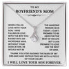 To My Boyfriend's Mom-Alluring Necklace- I Will Love Your Son Forever