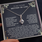 To My Future Mother In Law Gift Necklace