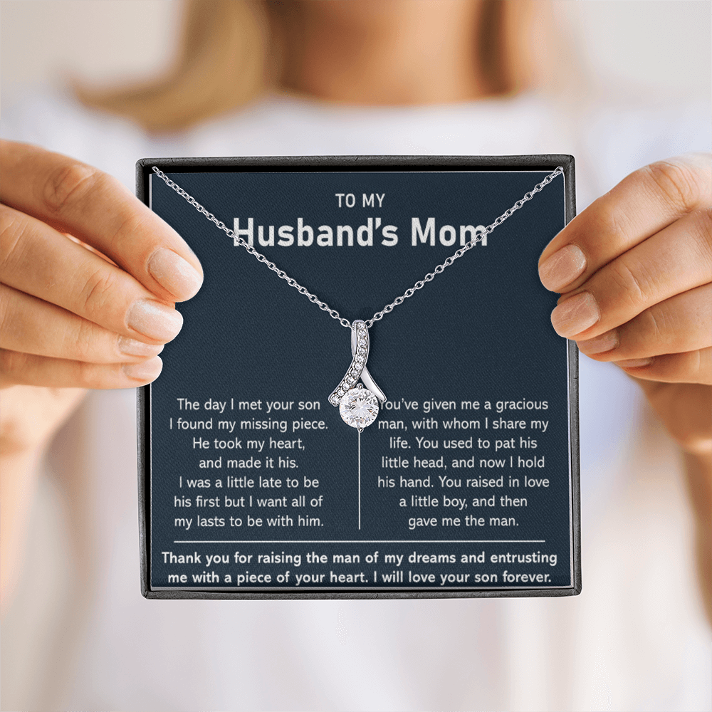 To My Husband's Mom- Thank You For Raising The Man of My Dreams - Necklace