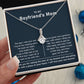 To My Boyfriend's Mom-Alluring Necklace- I Will Love Your Son Forever