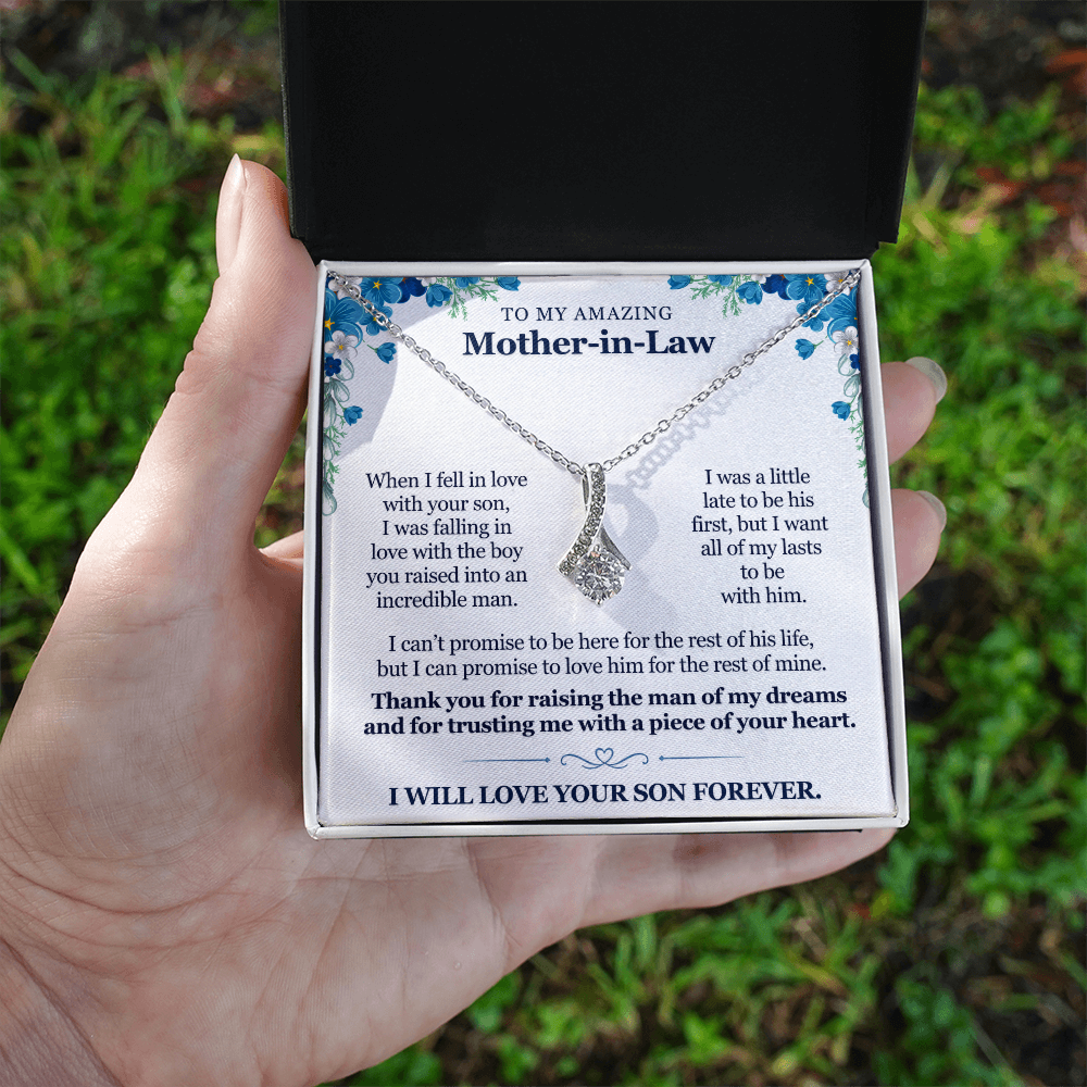 To My Mother-in-Law - Thank You for Raising The Man of My Dreams - Alluring Necklace Set