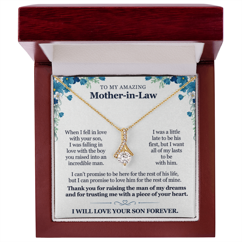 To My Mother-in-Law - Thank You for Raising The Man of My Dreams - Alluring Necklace Set