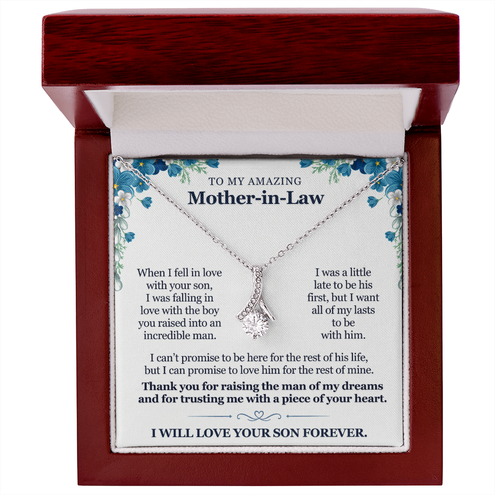 To My Mother-in-Law - Thank You for Raising The Man of My Dreams - Alluring Necklace Set