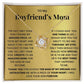 To My Boyfriend's Mom- Loveknot Necklace-Love Your Son Forever