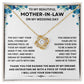 Wedding, Anniversary Gift for Mother-In-Law from Daughter in Law- Necklace Lux321