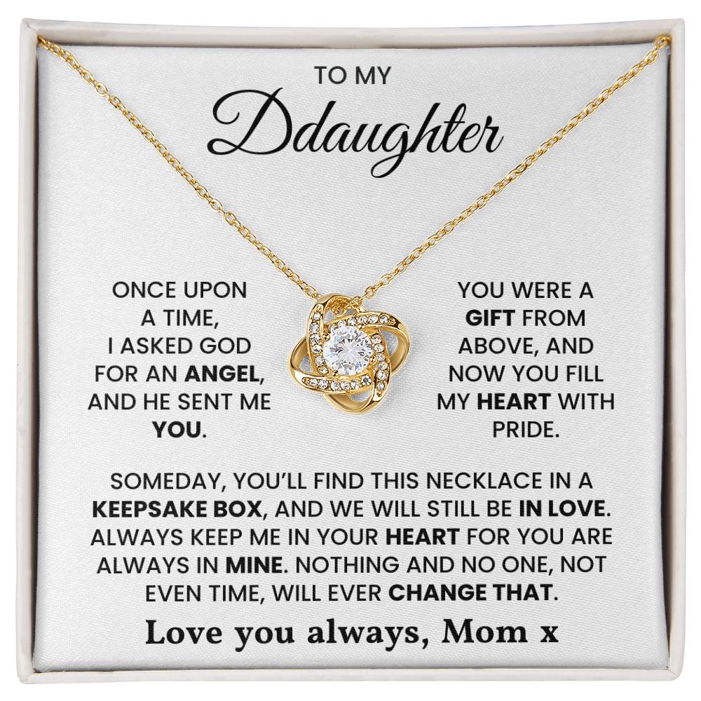 To My Daughter - You Were A Gift From Above - Necklace