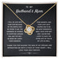 (Almost Gone) To My Husband's Mom - I Am Beyond Lucky to Have The Extra of You In My Life - Necklace