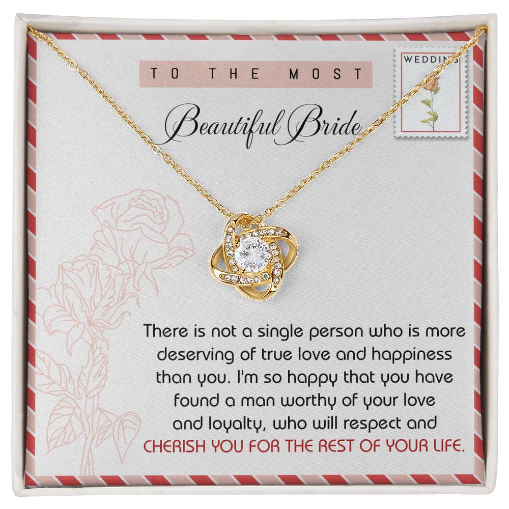 Bride-Of Your Life-Loveknot Necklace