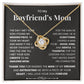 To My Boyfriend's Mom- Loveknot Necklace- I Will Love Your Son Forever