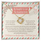 Daughter-In-Law-Make You Family-Loveknot Necklace