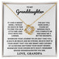 To My Granddaughter - You Are Smart And Capable of Achieving Anything - Necklace