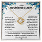 To My Boyfriend's Mom - Thank You for Raising The Man of My Dreams - Necklace Gift Set LX222