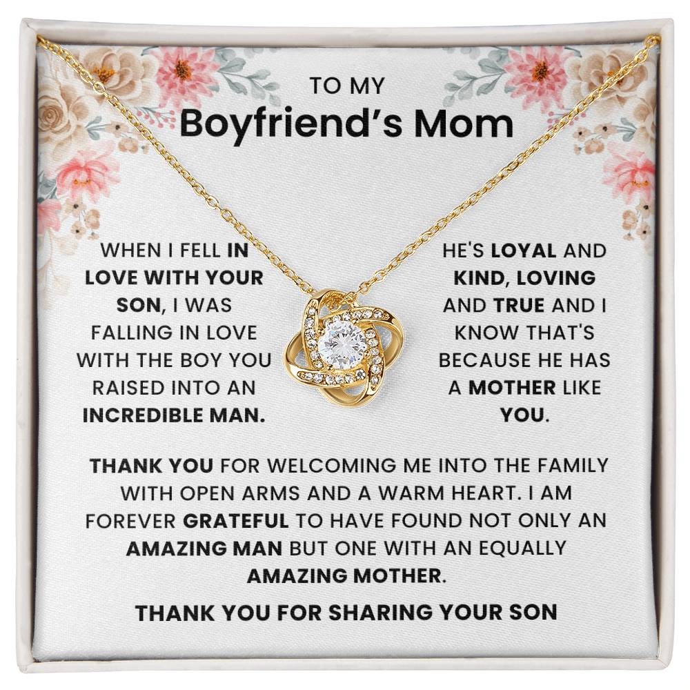 To My Boyfriend's Mom-Thank You For Welcoming Me