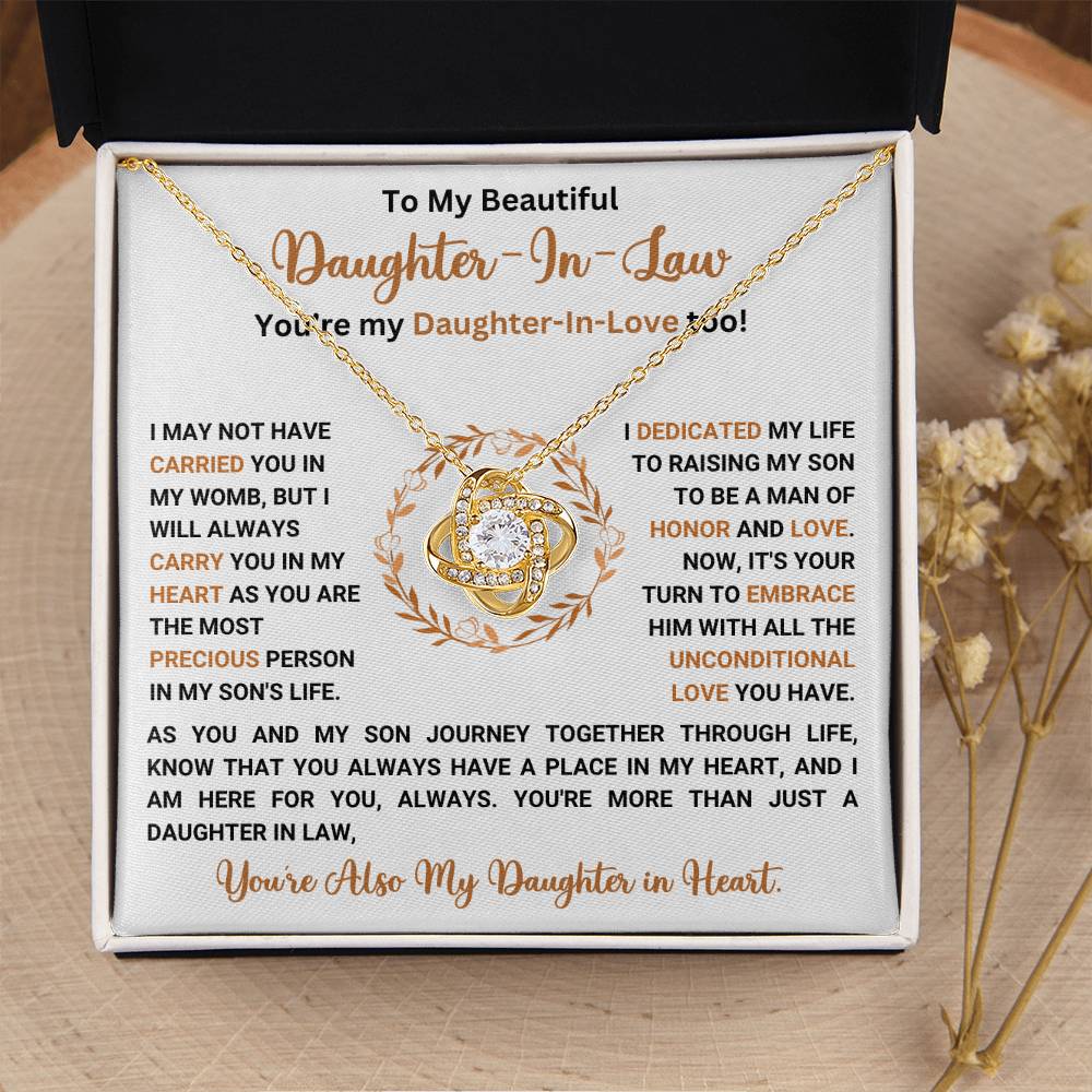 To My Daughter In Law - Gift Set Lux325