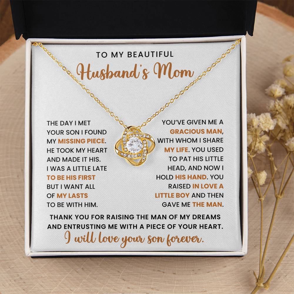 Meaningful Gift for Husband's Mom - Necklace Gift Set