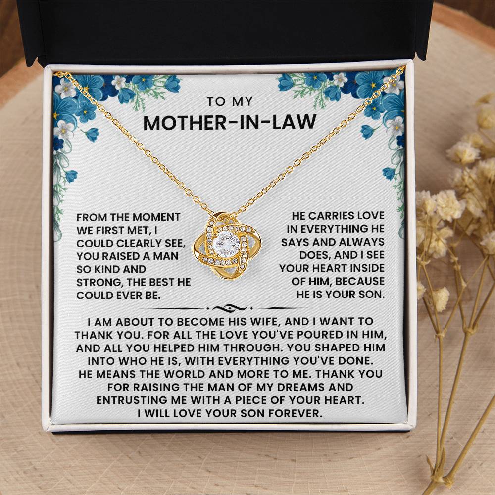 Wedding, Anniversary Gift for Mother-In-Law from Daughter in Law- Necklace