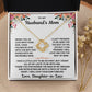 To My Husband's Mom - I'll Love Him for The Rest of Mine - Necklace