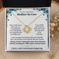 To My Mother-in-Law - Thank You for Raising The Man of My Dreams - Necklace Set