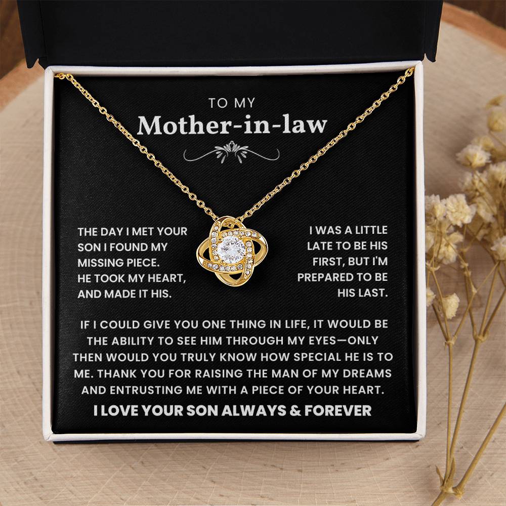 To My Husband's Mom - I'm Prepared To Be His Last - Necklace