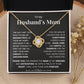 To My Husband's Mom-Loveknot Necklace-The Man Of My Dreams