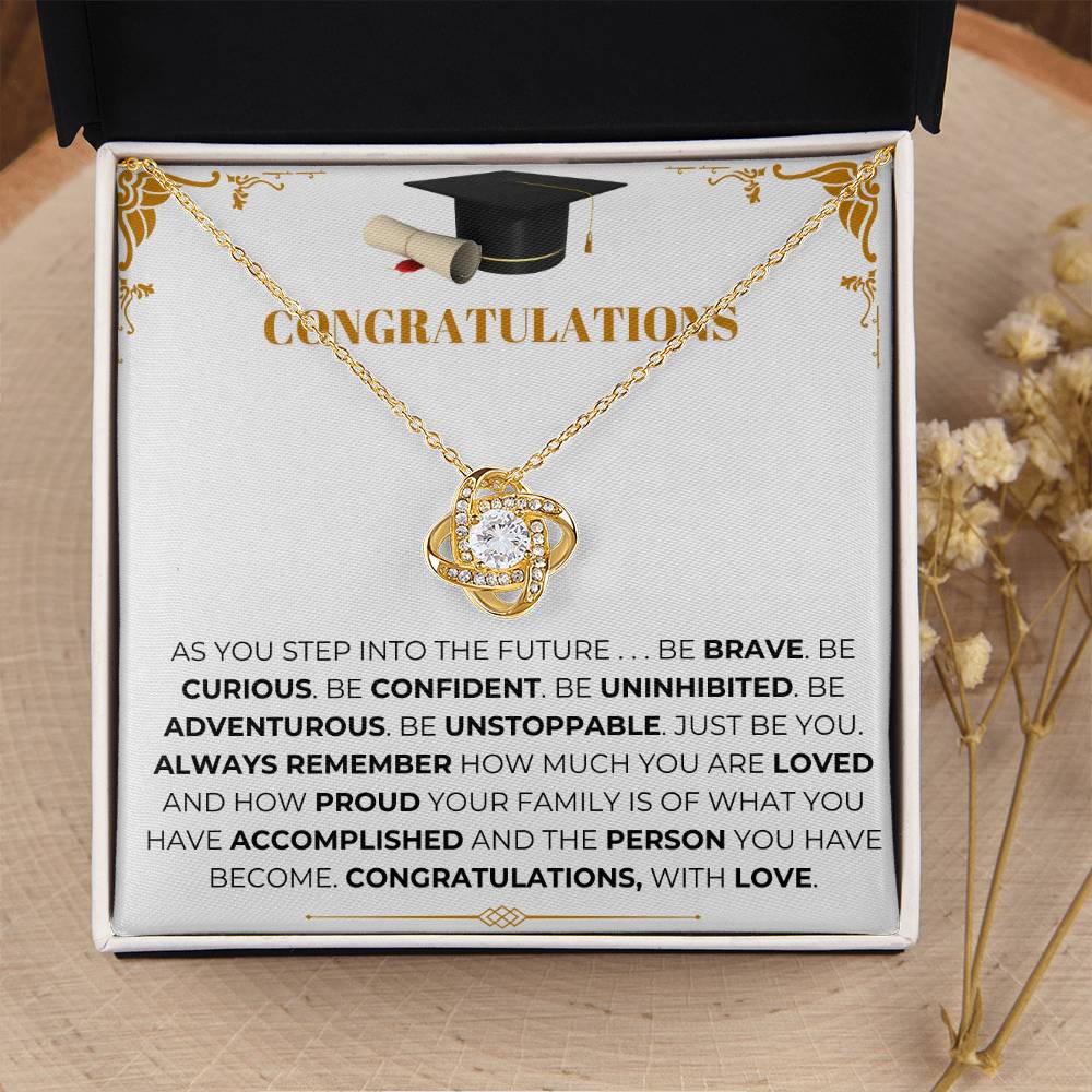 Congratulations- Graduation Necklace For Her -Meaningful Gift