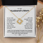 To My Husband's Mom-Loveknot Necklace-I Can Promise To Love You