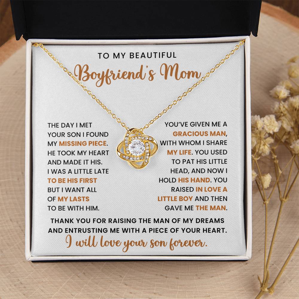 Meaningful Gift for Boyfriend's Mom - Necklace Gift Set
