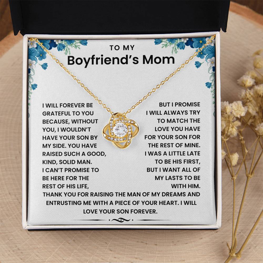 To My Boyfriend's Mom - Necklace Gift Set LUX212