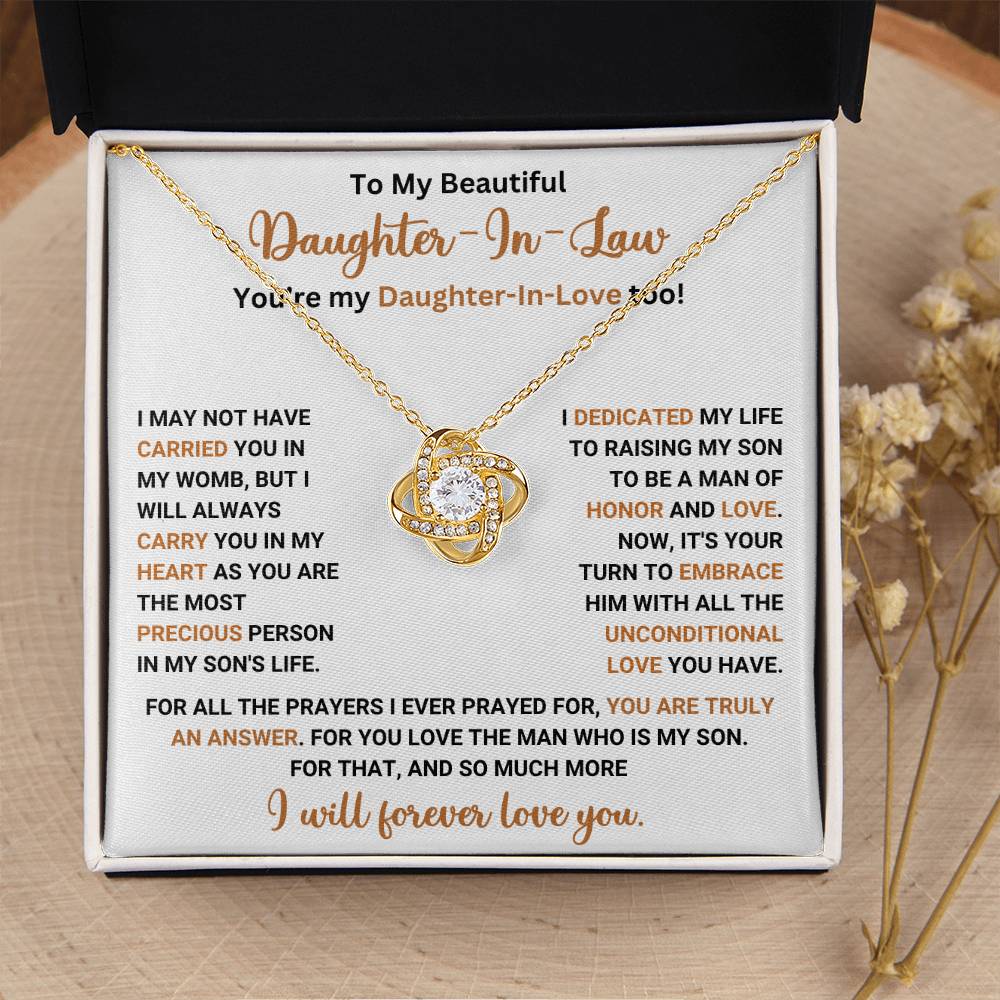 To My Daughter In Law - Gift Set Lux322
