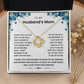 To My Husband's Mom- Loveknot Necklace-All My Lasts To Be With Him
