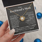 To My Boyfriend's Mom- Loveknot Necklace- I Will Love Your Son Forever