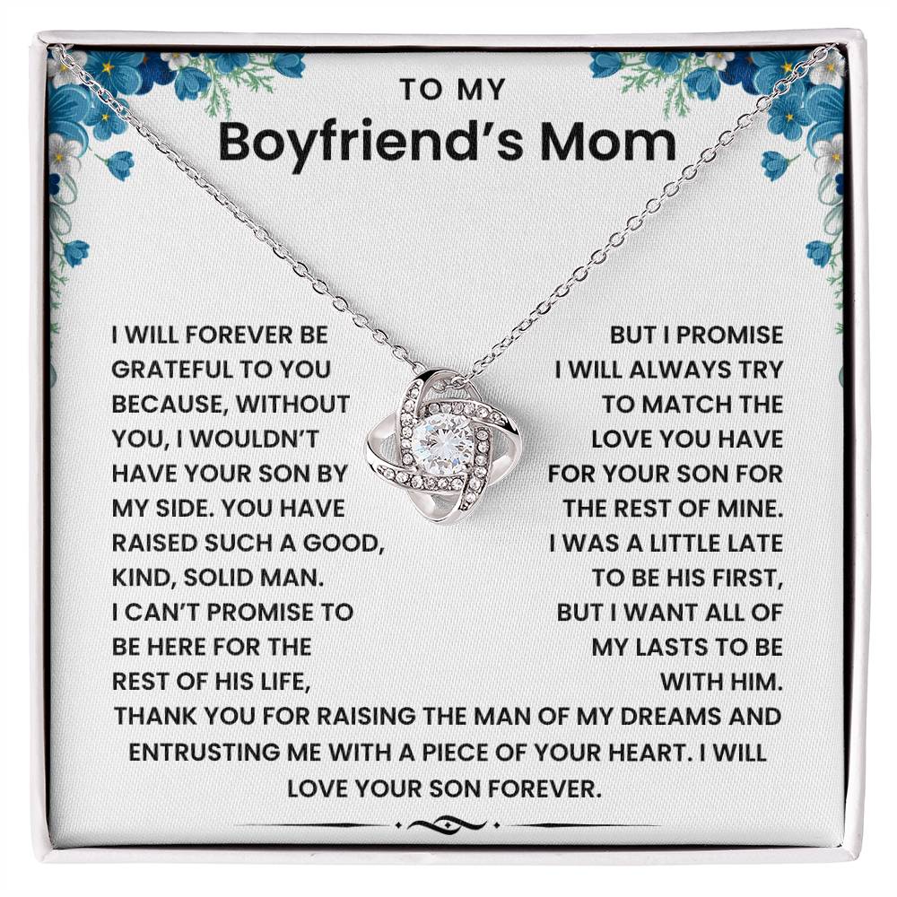 To My Boyfriend's Mom - Necklace Gift Set LUX212