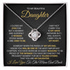 To My Daughter - I Will Always Carry You in My Heart - Necklace