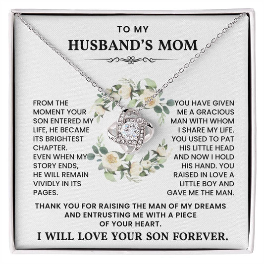 (New Arrival) To My Husband Mom - Thank You for Raising The Man of My Dreams - Necklace