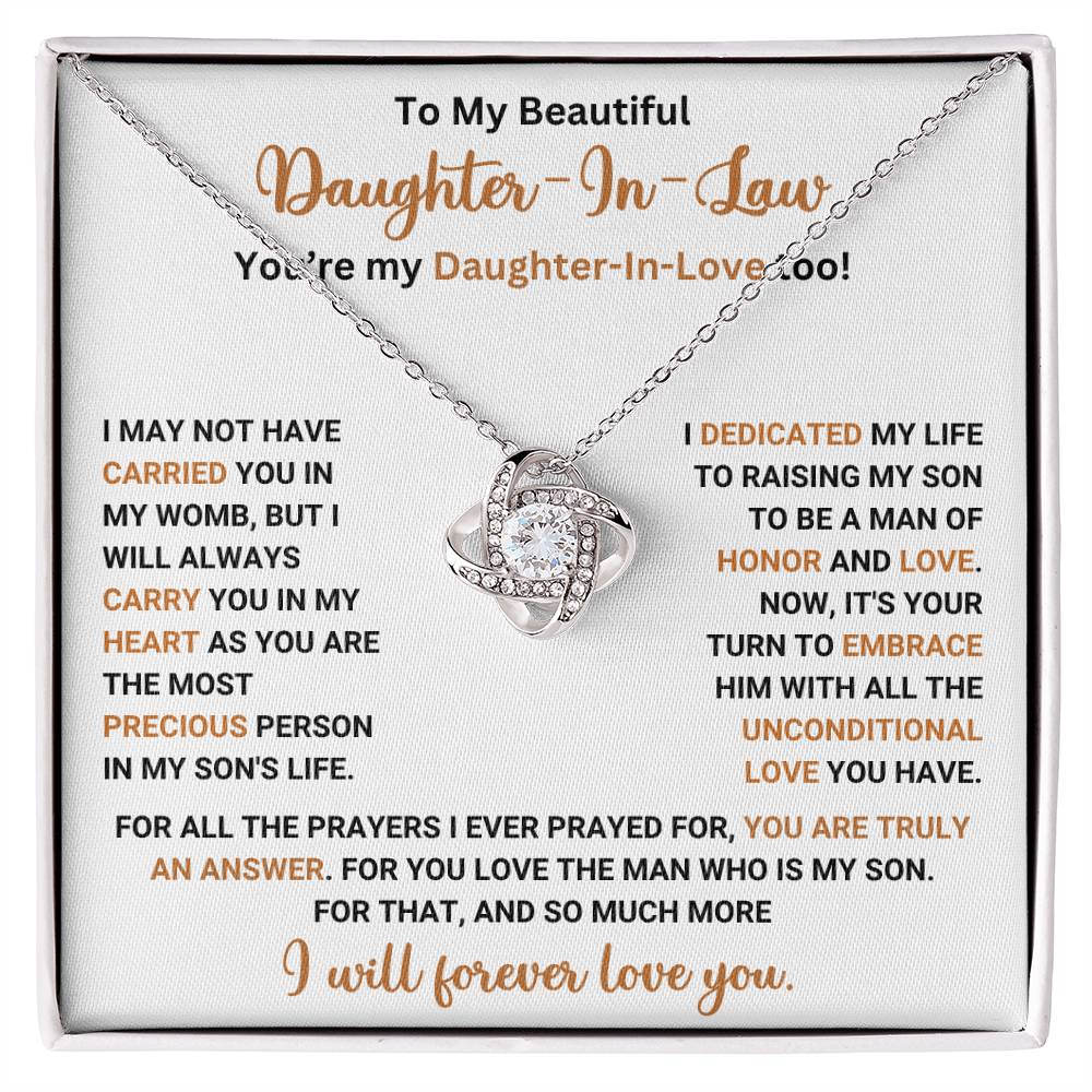 To My Daughter In Law - Gift Set Lux322