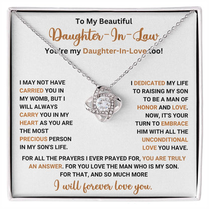 To My Daughter In Law - Gift Set Lux322