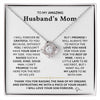 To My Amazing Husband's Mom- Loveknot Necklace-You Have Raised A Kind Man