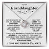 To My Granddaughter - I Will Always Carry You In My Heart - Necklace