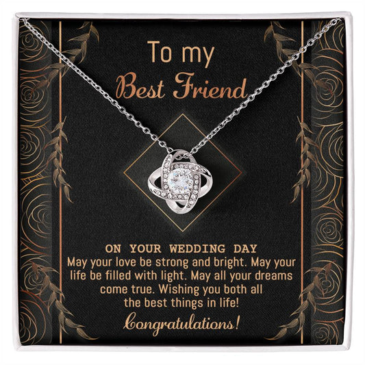 Best Friend Wedding-Strong And Bright-Loveknot Necklace