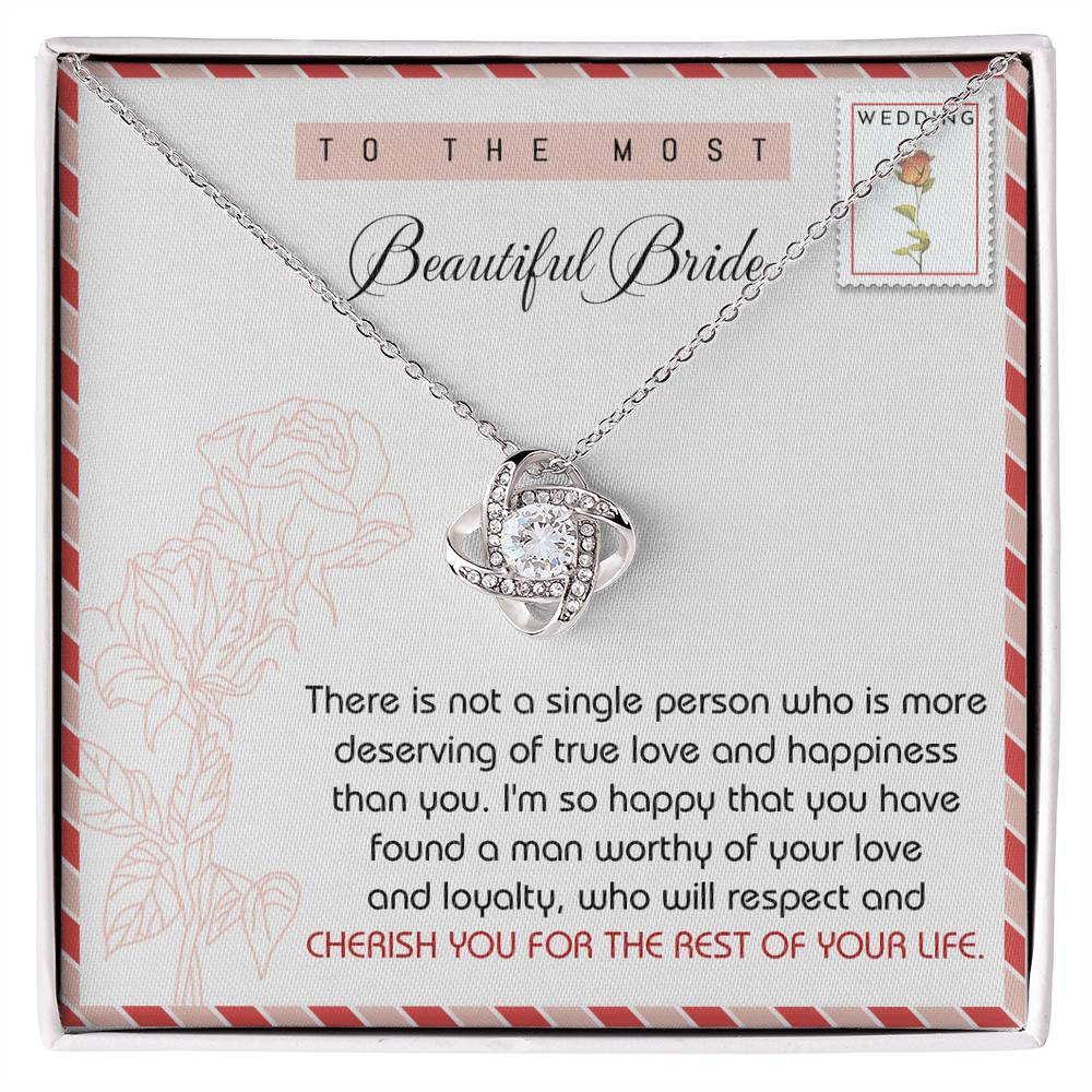 Bride-Of Your Life-Loveknot Necklace