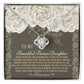 Bonus Daughter-Grow Old Together-Loveknot Necklace