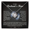 To My Husband's Mom-Loveknot Necklace-I Can't Promise To Be Here